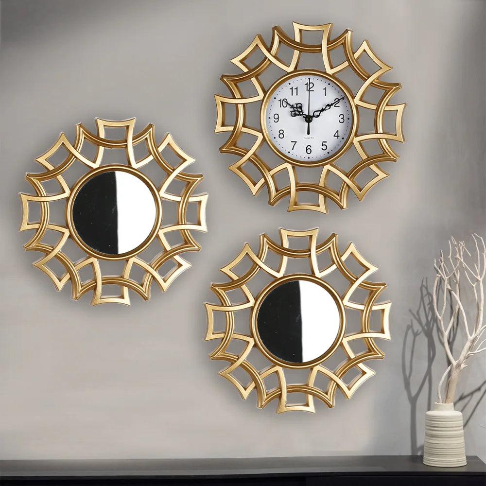 Aaliyah 3 piece decorative clock