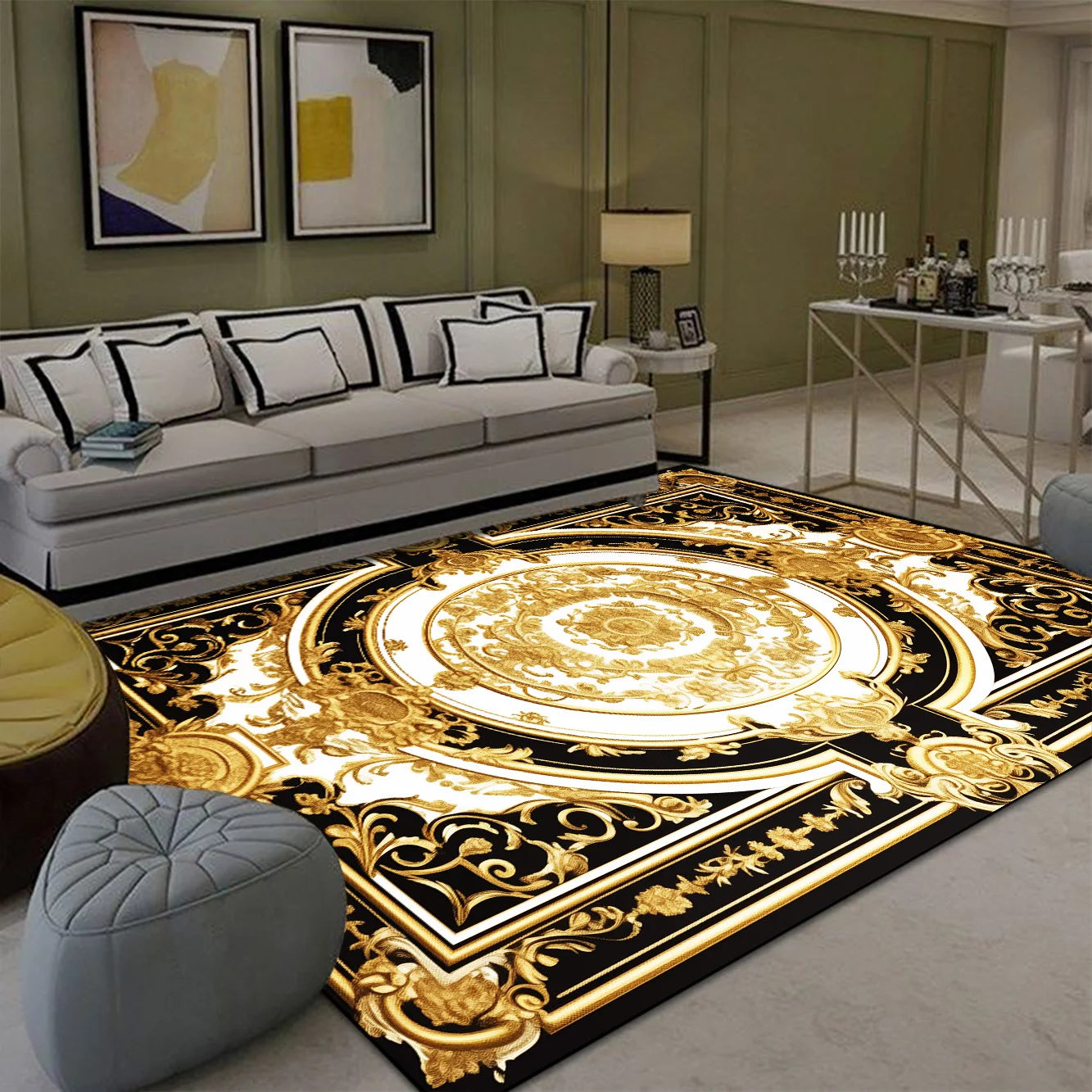 Genie Golden Luxury Non-Slip Carpet