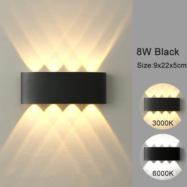 Macon LED Wall Sconce - Modern Indoor/Outdoor Up-Down Light