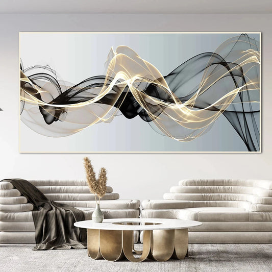 Mitchell Abstract Line Art Canvas Print