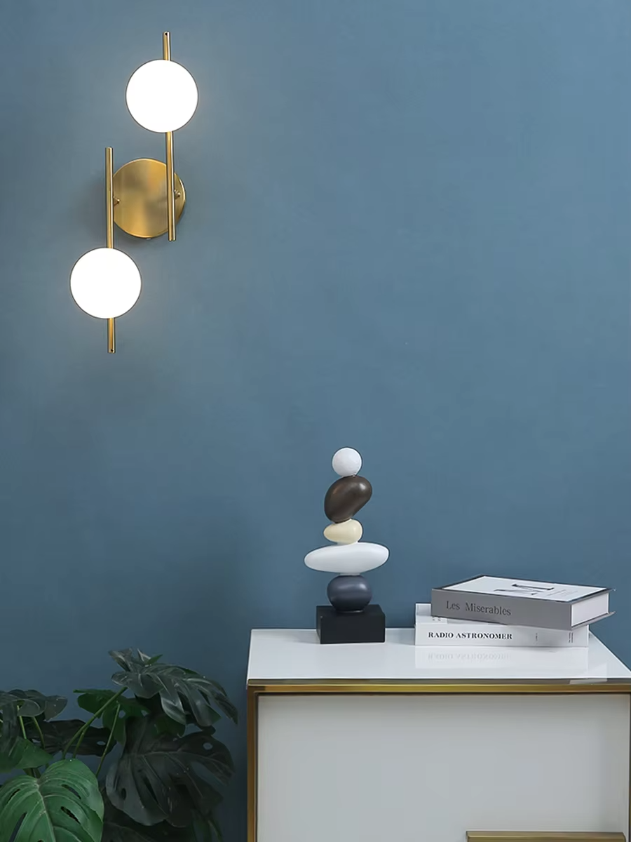 Morris Modern Glass Ball Wall Lamp