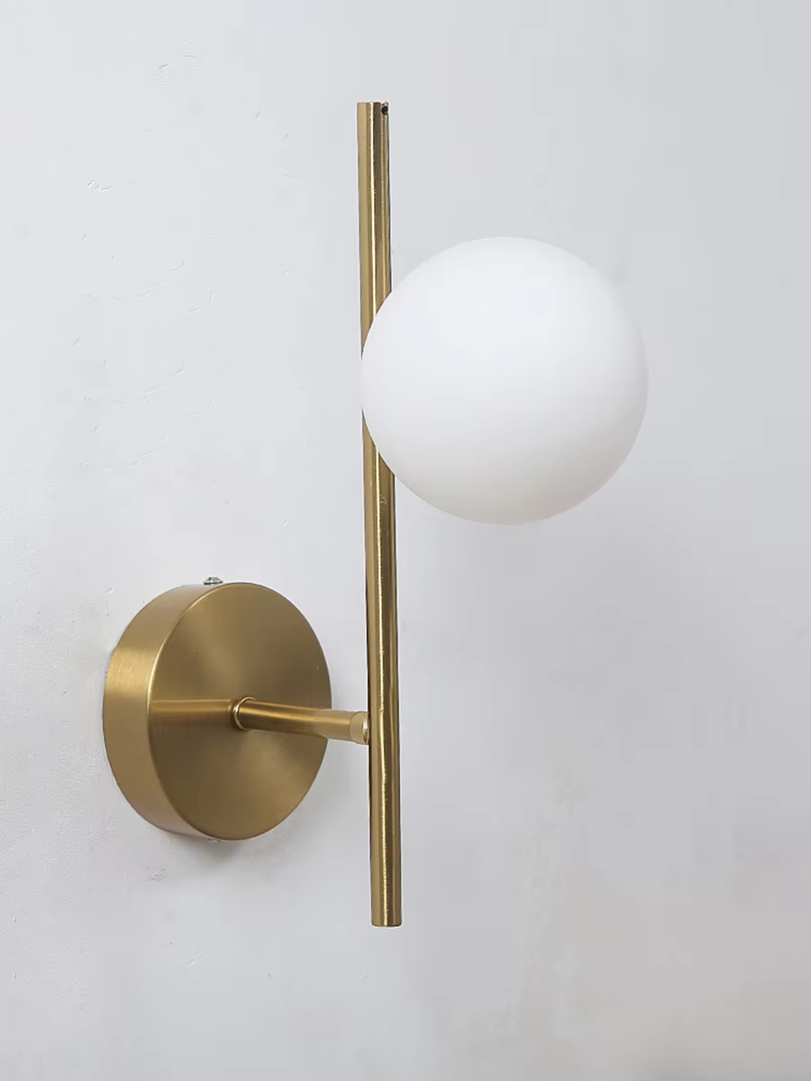 Morris Modern Glass Ball Wall Lamp