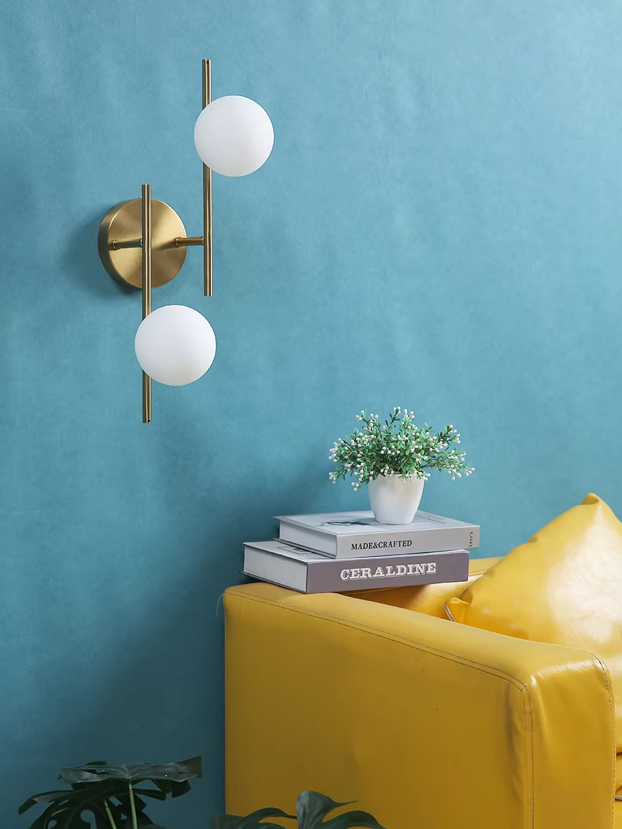 Morris Modern Glass Ball Wall Lamp