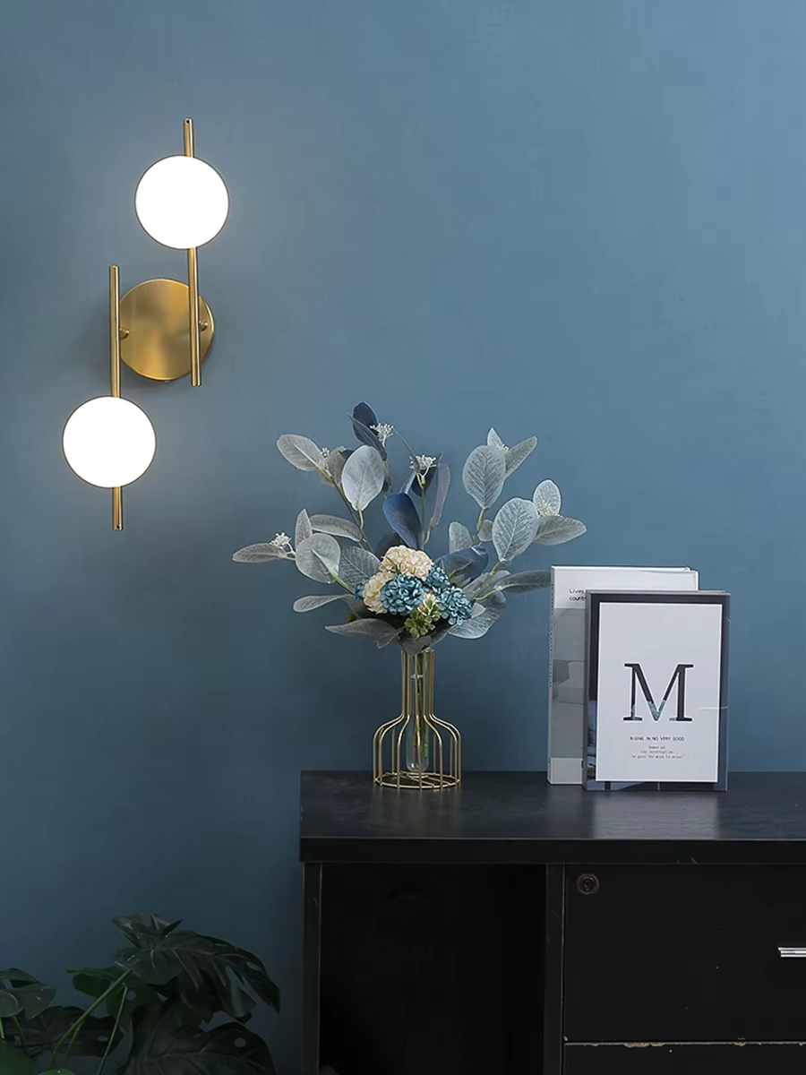 Morris Modern Glass Ball Wall Lamp