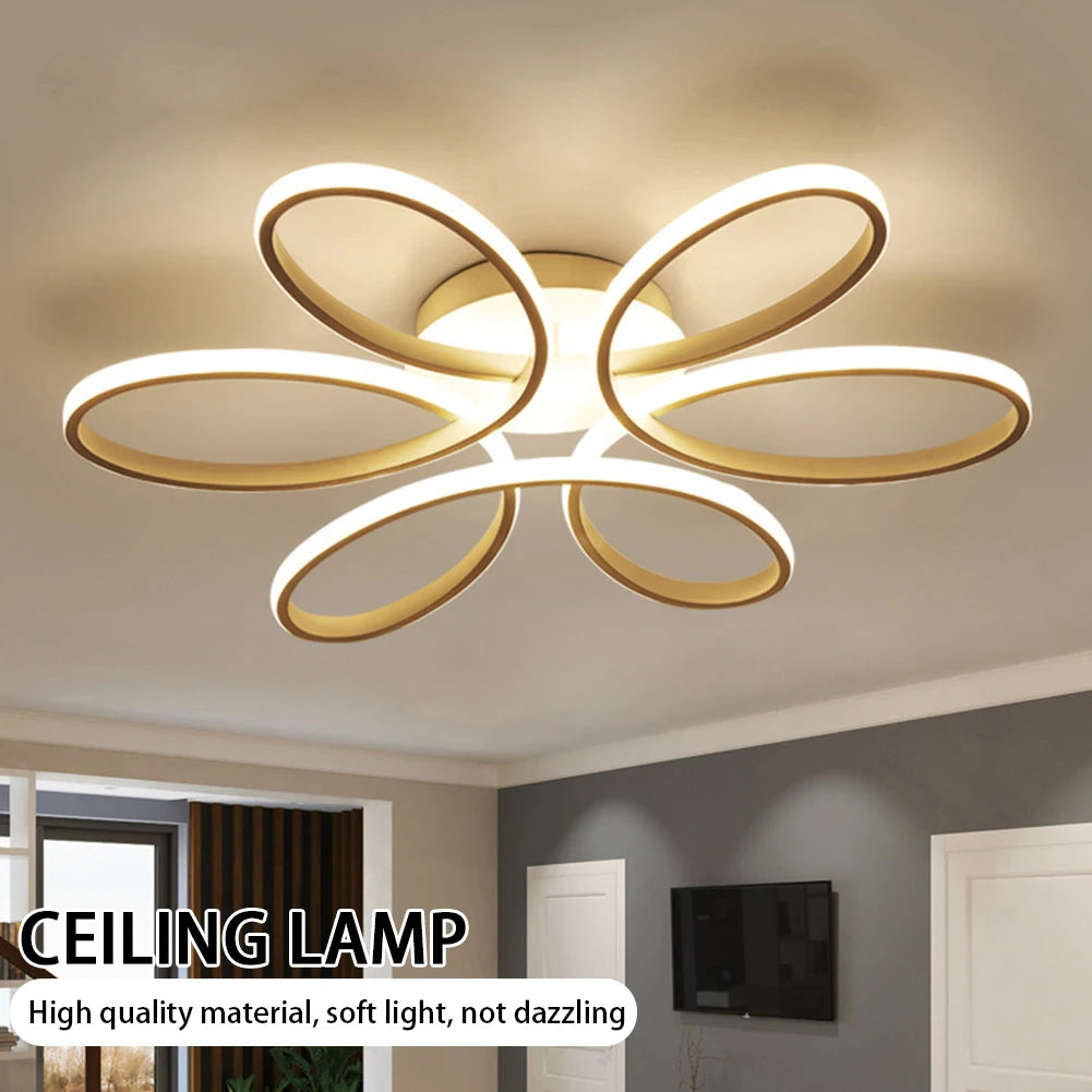 Phoenix Flush Mount Flower Design LED Ceiling Light- 6 colors