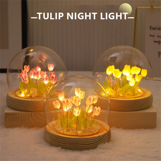 Portland LED Tulip Flower Night Light