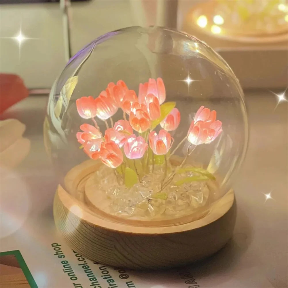 Portland LED Tulip Flower Night Light