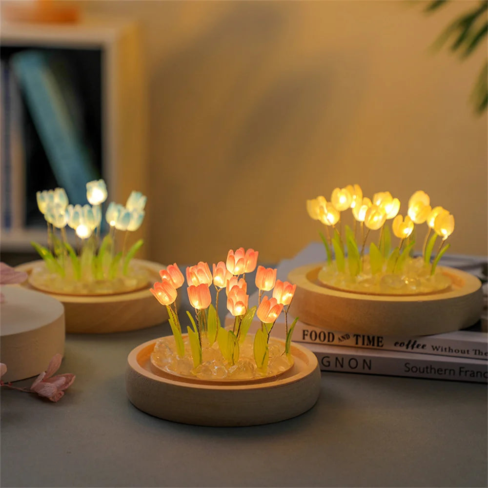 Portland LED Tulip Flower Night Light