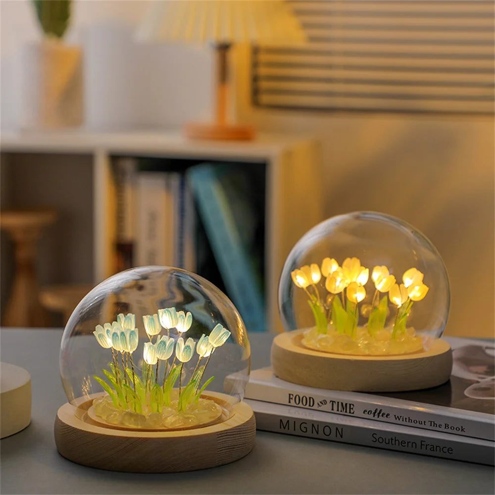 Portland LED Tulip Flower Night Light